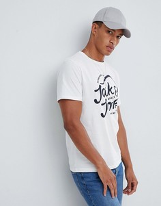 Футболка с принтом Jack & Jones Originals - Белый