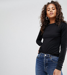 Черный лонгслив ASOS DESIGN Tall - Черный