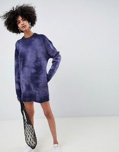 Платье мини с принтом тай-дай ASOS WHITE - Мульти