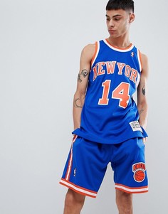 Баскетбольная майка Mitchell & Ness NBA New York Knicks - Синий