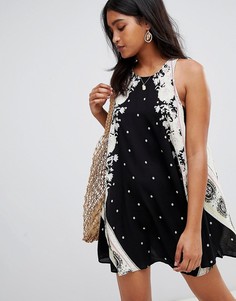 Свободное платье Free People Darjeeling - Черный