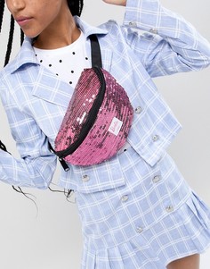 Розовая сумка-кошелек на пояс с пайетками Spiral X Barbie - Розовый
