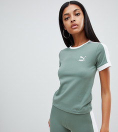 Зеленая футболка Puma Classics - Зеленый