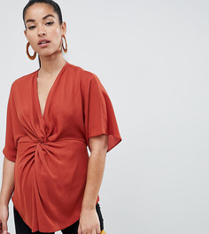 Топ с рукавами-кимоно ASOS DESIGN Maternity - Красный