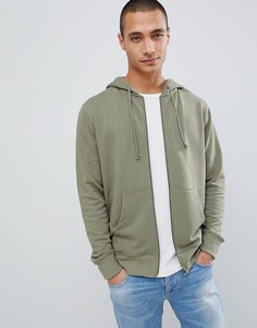 Худи цвета хаки Pull&Bear Join Life - Зеленый