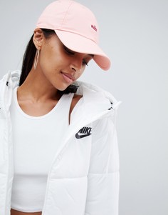 Розовая кепка с логотипом Nike - Розовый