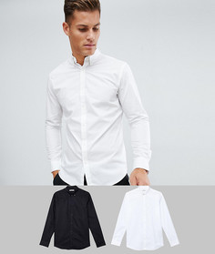 2 премиум-рубашки приталенного кроя Jack & Jones - Мульти