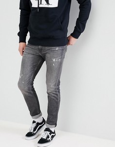 Рваные джинсы скинни Calvin Klein Jeans - Черный