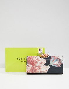 Кошелек с цветочным принтом Ted Baker - Черный