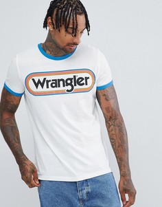 Футболка с логотипом Wrangler - Белый