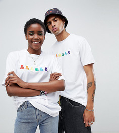 Футболка с вышивкой ASOS DESIGN x gaad - Белый