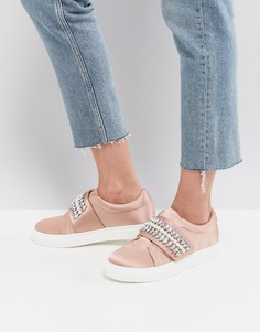Кроссовки с декоративной отделкой ASOS DARLA - Бежевый