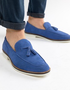 Синие замшевые лоферы с кисточками ASOS DESIGN - Синий