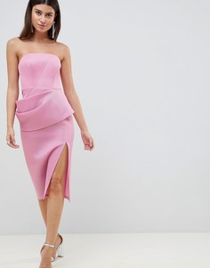 Сетчатое платье-футляр ASOS DESIGN - Розовый