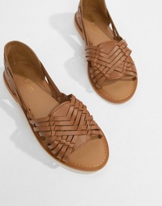Кожаные сандалии ASOS DESIGN - Рыжий
