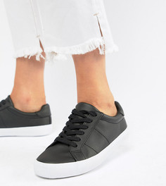 Кроссовки для широкой стопы со шнуровкой ASOS DESIGN Devlin - Черный