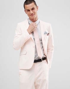 Розовый приталенный пиджак ASOS DESIGN wedding - Розовый