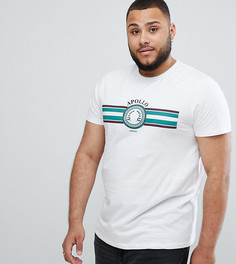 Футболка с принтом ASOS DESIGN Plus - Белый