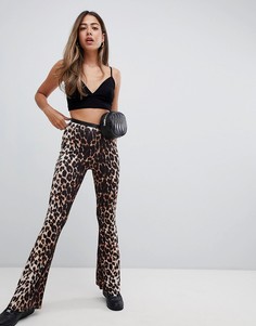 Расклешенные леггинсы с принтом ASOS DESIGN - Мульти