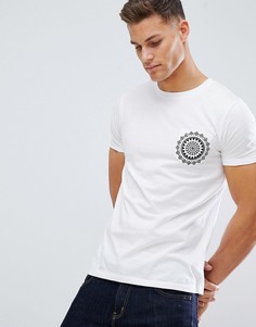 Футболка с карманом и принтом ASOS DESIGN - Белый