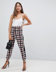 Джоггеры в розовую клетку ASOS DESIGN - Мульти