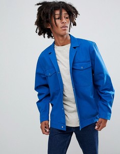 Oversize-рубашка с отложным воротником ASOS DESIGN - Синий