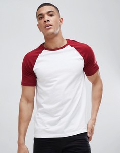 Футболка с контрастными рукавами реглан ASOS DESIGN - Мульти