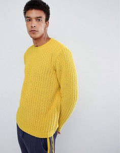 Желтый джемпер из шенили ASOS DESIGN - Желтый
