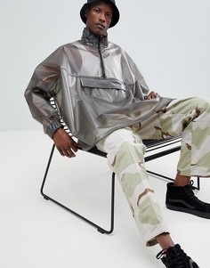 Серая прозрачная oversize-ветровка ASOS DESIGN - Серый