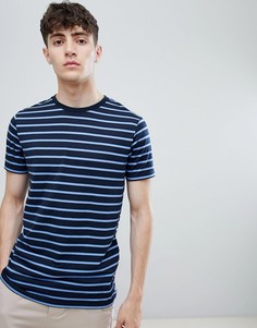 Синяя футболка в полоску ASOS DESIGN - Темно-синий