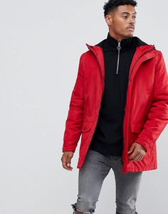 Красная дутая парка ASOS DESIGN - Красный
