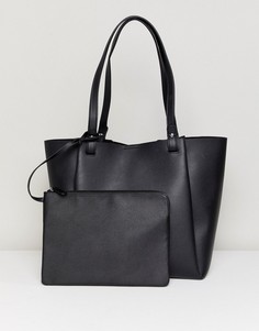 Сумка с отстегивающимся чехлом для планшета ASOS DESIGN - Черный