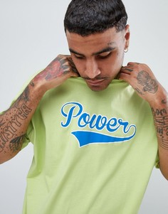 Oversize-футболка с принтом ASOS DESIGN - Зеленый