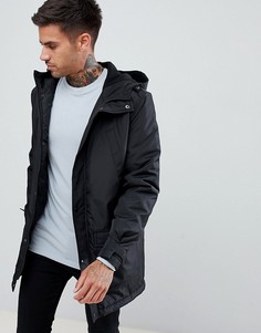 Черна дутая парка ASOS DESIGN - Черный