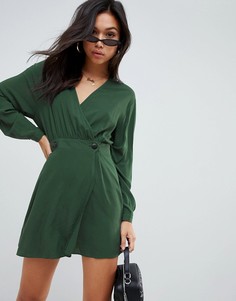 Платье мини в стиле casual ASOS DESIGN - Зеленый