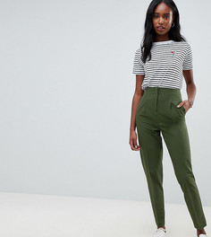 Комбинируемые брюки-сигареты с завышенной талией ASOS DESIGN Tall - Зеленый