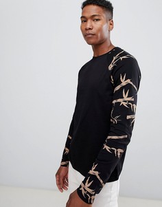 Лонгслив с рукавами реглан ASOS DESIGN - Черный
