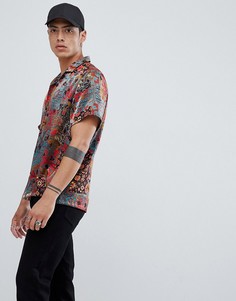Oversize-рубашка с принтом пейсли ASOS DESIGN - Мульти