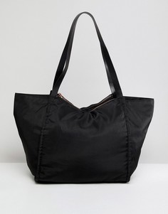 Легкая сумка с двумя отделениями ASOS DESIGN - Черный