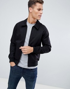 Черная куртка Харрингтон ASOS DESIGN - Черный