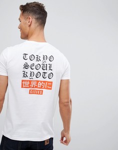 Футболка с принтом на спине ASOS DESIGN - Белый