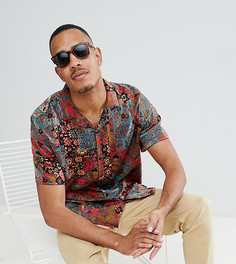 Свободная рубашка с принтом пейсли ASOS DESIGN Tall - Мульти