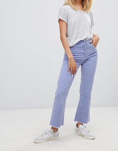 Укороченные пыльно-сиреневые расклешенные джинсы ASOS DESIGN - Фиолетовый