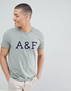 Зеленая футболка с логотипом Abercrombie & Fitch Legacy - Зеленый