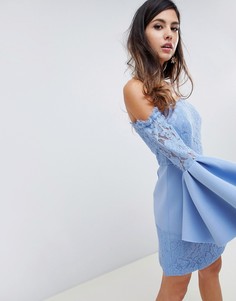 Кружевное платье мини ASOS DESIGN - Синий