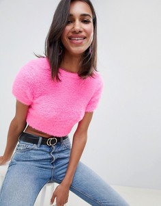Трикотажный топ ASOS DESIGN - Розовый