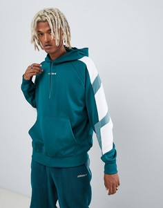 Зеленый худи adidas Originals EQT DH5222 - Зеленый