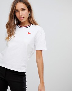 Футболка с сердцем New Look - Белый