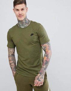 Зеленая футболка с логотипом Nike Club 827021-395 - Зеленый