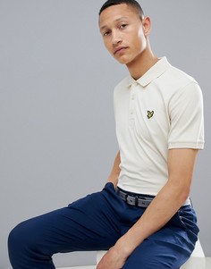 Бежевая футболка-поло с логотипом Lyle & Scott Golf Kelso - Бежевый